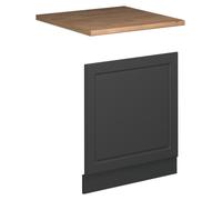 Panel frontal Vicco Fame-Line Antracita-Oro Landhaus/Antracita 60 cm, ET Roble, Model 56763