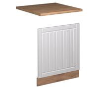 Panel frontal Vicco Fame-Line Blanco casa de campo/Roble dorado 60 cm, ET Roble, Model 56967