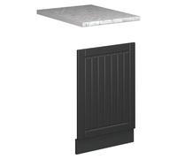 Panel frontal Vicco Fame-Line Gris oscuro 45 cm , ET Mármol, Model 56805