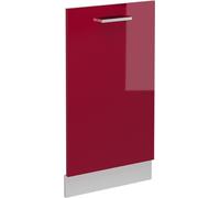 Panel frontal Vicco R-Line Rojo de alto brillo 45 cm sin encimera, Model 54465
