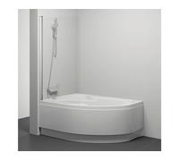 Panel lateral para bañera RAVAK CVSK1, color rosa, dimensiones 140/150 L, acabado satinado y transparente, código de producto 7QLM0U00Y1