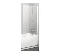 Panel lateral para bañera RAVAK PVS1-80, color blanco y transparente, código de producto 79840100Z1