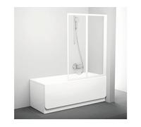 Panel lateral para bañera RAVAK Supernova VS2, 105 cm, blanco y transparente, modelo 796M0100Z1