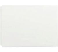 Panel lateral U 80, color blanco nieve