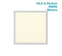 Panel led 48w 4000k lino blanco 4800lm 1x59,5x59,5 cm corte 59x59 cm