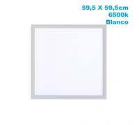 Panel led 48w 6500k lino blanco 4800lm 1x59,5x59,5 cm corte 59x59 cm