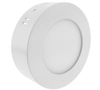 Panel LED circular downlight superficie de 120mm 6W blanco frío día - BeMatik