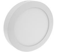 Panel LED circular downlight superficie de 170mm 12W blanco cálido - BeMatik