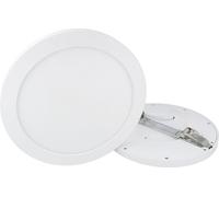 Panel LED de 18W, Aura Smart, sistema de montaje fácil, regulable, IP20, foco empotrable, foco de superficie, luz empotrada, ajuste de color de 2800K a 6500K, lámpara de techo redonda sin marco