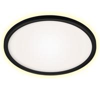 Panel LED Di-Ka ultrafino, diámetro de 42 cm, color negro, con retroiluminación