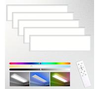 Panel LED - Lámpara de techo LED - Plafón LED - Panel de iluminación LED - Iluminación LED - Juego de 5 unidades