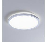 Panel LED Paulmann Atria Shine, Ø 29 cm, blanco, IP44, 4000 K, encendido/apagado