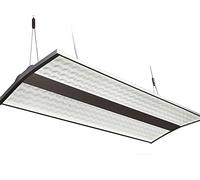Panel LED rectangular colgante 60 W 120 x 30 estilo moderno con curva