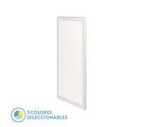 Panel llano 36w 3000k-4000k-6500k 3,8x30x60 cm blanco 3600lm