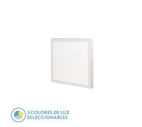 Panel llano 36w 3000k-4000k-6500k 3,8x40x40 cm blanco 3600lm