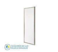 Panel llano 72w 3000k-4000k-6500k 3,8x30x90 cm niquel 7200lm