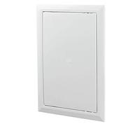 Panel para cubrir tuberías Value Access Panel para calefacción central, conductos, etc. de plástico, con bisagras, 300 x 400 mm