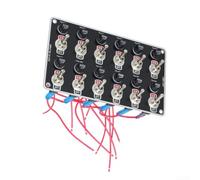 Panel Rocker 12 Posiciones Fusible 10A para RV Barco | Aluminio + plástico, impermeable IP65, fusible 10A integrado, 12V/24V, exterior marino