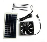 Panel Solar 5W 12V para Ventilador de Extracción de Mascotas - Poliocristalino con Laminado EVA para Gallineros y Jaulas de Perros Gatos 248x122mm