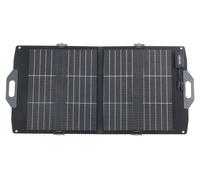 Panel solar bifacial de 100W, panel solar monocristalino plegable de tipo N con 16 celdas, cargador con el 24%, portátil, con salida MC4, USB-A (QC3.0), puertos tipo-C y DC para estaciones