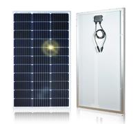 Panel Solar de 100W 12V, Módulo Solar Monocristalino, Celda Solar Fotovoltaica de 100 Vatios, Módulo Fotovoltaico para Baterías de 12 Voltios, Caravana, Motor 100w 1pcs