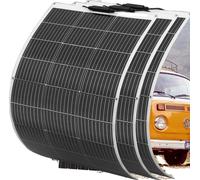 Panel solar de 100W, flexible y ligero, con alta el 24%. Juego de 3 paneles de 100W