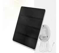 Panel Solar de 5W para Cámara de Seguridad, USB Cargador de Panel Solar USB Compatible con Cámara de Batería Recargable, Panel Solar con Cable de Carga de 9.8ft, IP65 Impermeable