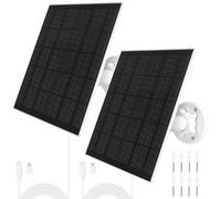 Panel solar de 5W, segundo modelo, para cámara Eufy, con certificación IP65 y rotación de 360°