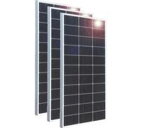 Panel solar de alta onstrucción duradera, juego de 3 paneles de 150W, total 450W