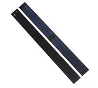 Panel solar de película delgada de 0,6 W, revestimiento ETFE, flexible, amorfo, enrollable, ultraligero, 22 g, alto voltaje de circuito abierto, 8 V, para señales de tráfico