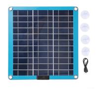 Panel solar delgado portátil de 5 V 2 A, cargador USB doble, impermeable, ligero, para camping, senderismo, viajes, fuente de alimentación