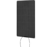 Panel solar flexible, de 100W, semi-flexible y plegable, monocristalino, con una el 23%. Cargador solar monocristalino autónomo con salida MC4, resistente al agua (IP67), ideal para embarc