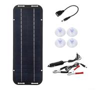 Panel solar flexible de 30 W y 18 V para todo tipo de clima para aplicaciones de autocaravana, barco y cámper con voltaje de circuito abierto de 21,6 V