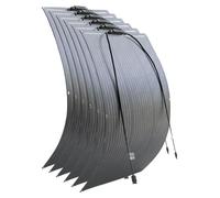 Panel solar flexible de 600W, 24V/12V - Monocristalino - Ligero - Ideal para caravanas y barcos