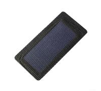 Panel solar flexible de película fina 0,3 W 1,5 V de silicio amorfo para pequeños proyectos electrónicos de bricolaje, portátil, 12 x 6 cm, color negro, módulo de fuente de alimentación