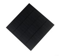 Panel solar monocristalino 4.4W 12V Iluminación al aire libre, 160x160mm Kit de mantenimiento solar compacto Jardín Hogar Sistemas Pequeños