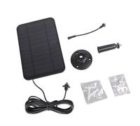 Panel solar para cámara con carcasa fuerte recargable y soporte ajustable para la mejor luz solar, panel solar de silicona de cristal único