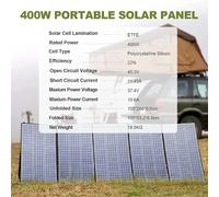 Panel Solar Plegable ALLPOWERS de 400W / 200W / 140W / 100W / 60W con Salida Solar para Estación de Energía, Generador Solar, para PRV, Hogar 18V 140W