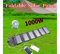 Panel Solar Plegable de 1000W, Panel Solar para Camping Ecoworthy, Carga de Teléfono Móvil USB Tipo C, Banco de Batería Portátil para PC al Aire Libre Renogy 1000W 6pieces