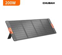 Panel Solar Plegable de 200W, 400W, 100W, Portátil para Acampar al Aire Libre, Generador de Energía, Carga 100w