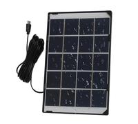 Panel Solar Portátil 30W 5V Banco de Energía Portátil con Soporte Ajustable