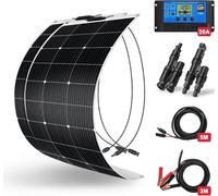 Panel solar, semiflexible, construcción duradera, juego de 200W