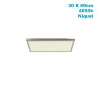 Abrila Panel superficie LED Tivoli 36 W 4000 K Níquel