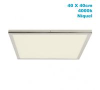 Panel superf. 36w 4000k tivoli niquel 2,5x40x40cm 3060 lm
