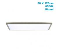 Panel superf. 72w 6500k tivoli niquel 2,5x30x120cm 6120 lm