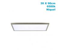 Panel superf. 72w 6500k tivoli niquel 2,5x30x90 cm 6120 lm