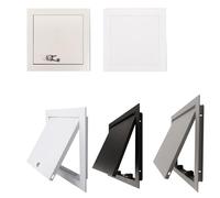 Paneles de acceso a paredes y techos,Panel de reparación,Panel de acceso de inspección blanco,Para uso en paredes/techos interiores/exteriores(Gray,50x55cm)