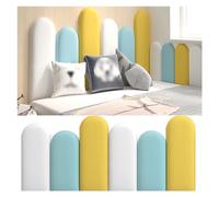 Paneles de pared autoadhesivos 3D - Pegatinas de pared suaves impermeables de poliuretano para habitación de niños, cabeceros de cama reutilizables con paneles de pared tapizados - Decoración de pared