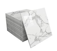 Paneles de pared for baño impermeables con revestimiento de mármol autoadhesivo, azulejos autoadhesivos, paneles de pared de PVC, azulejos de ducha for baño, cocina y sala de estar.(A,90 tiles)