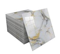 Paneles de pared for baño impermeables con revestimiento de mármol autoadhesivo, azulejos autoadhesivos, paneles de pared de PVC, azulejos de ducha for baño, cocina y sala de estar.(E,70 tiles)